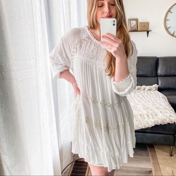 free people piece of your heart mini dress Free People Piece of your heart mini